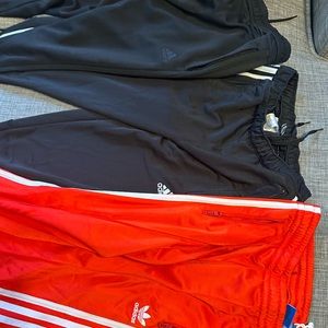 3 adidas active wear pants
